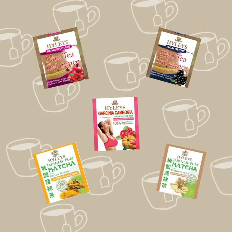 HYLEYS 14 Day Weight Loss Tea - 42 Tea Bags - Garcinia Cambogia, Matcha Green Tea, Senna & Natural Flavors - Supports Weight Loss, Digestion & Metabolism - Image 5